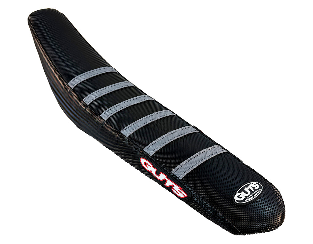 GUTS Racing Sitzbankbezug Ribbed | TRIUMPH TF-250X - 2024-2025 | Schwarz/Grau