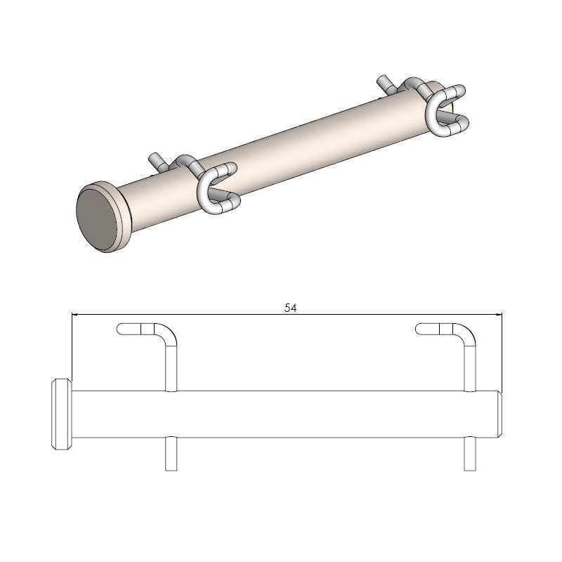 Moto-Master Bremsbelagstift vorne 213077