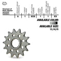 Moto-Master Front Sprocket 420 KTM / Husqvarna / GASGAS 65