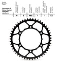 MMT Ultra-Light Stahl Kettenrad Honda
