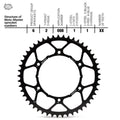 Rear Sprocket Steel 428 KTM/HQV/GASGAS 85