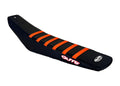 GUTS Racing Sitzbankbezug Ribbed | KTM SX/SX-F/XC/XC-F/XC-W/EXC-F/XCF-W/SMR - 2018-2023 | Schwarz/Orange