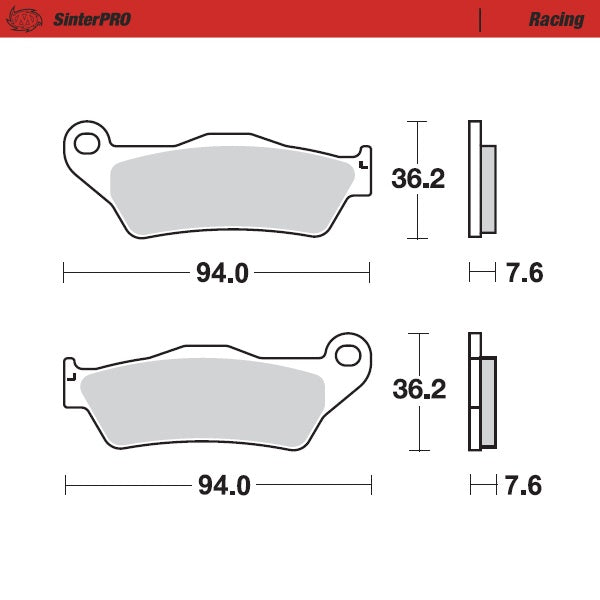 Moto-Master Racing Bremsbeläge 93011