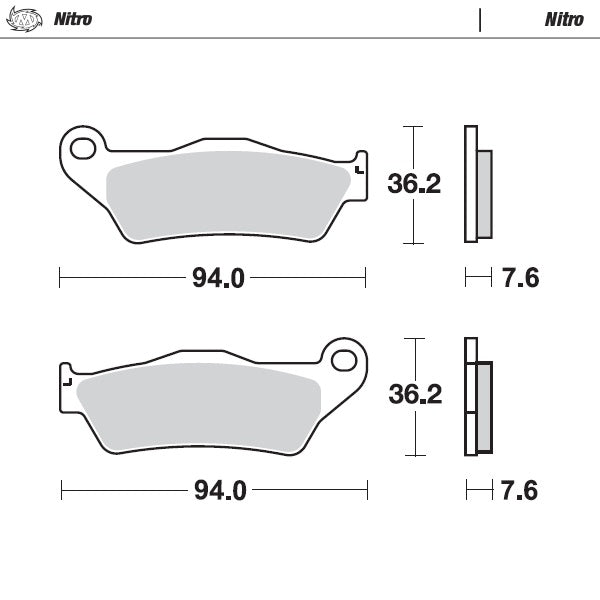 Moto-Master Nitro Bremsbeläge 93021