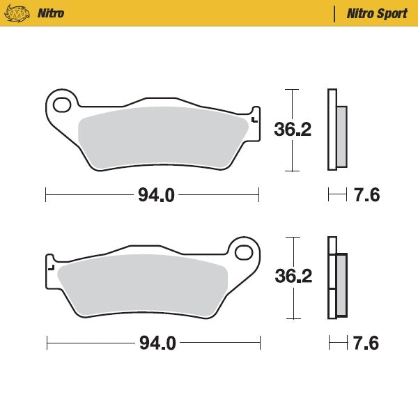 Moto-Master Nitro Sport Bremsbeläge 93022