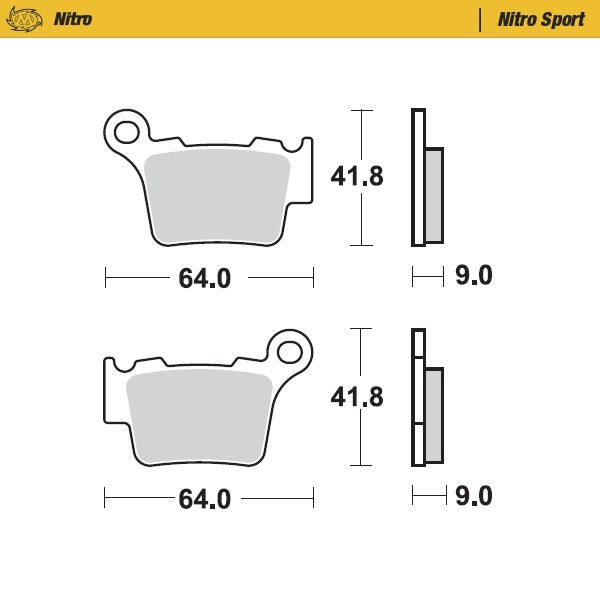 Moto-Master Nitro Sport Bremsbeläge 94422