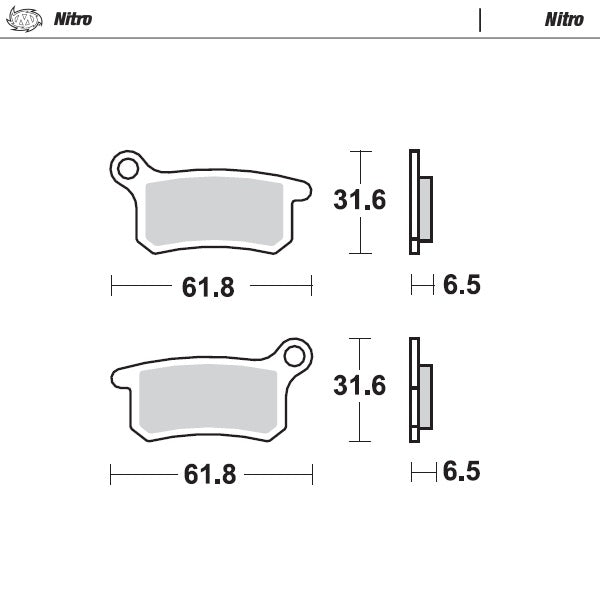 Moto-Master Nitro Bremsbeläge 94621