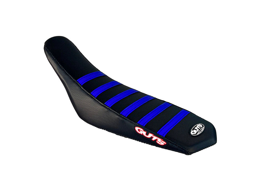 GUTS Racing Sitzbankbezug Ribbed | YAMAHA YZ125/250 2022-2025 | Schwarz/Blau