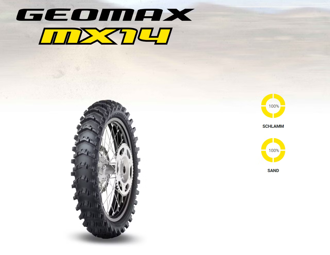 Dunlop Geomax MX14 Hinterreifen