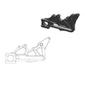 MOTO-MASTER Oversize Adapter für HUSQVARNA