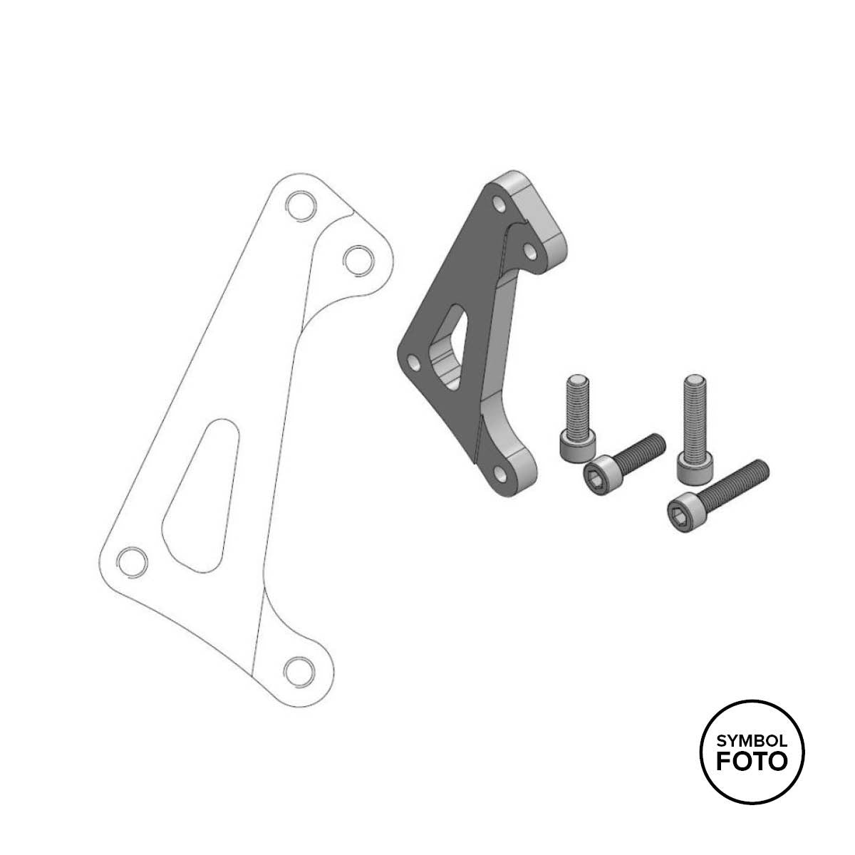 MOTO-MASTER Adapter SMR für KTM, HQV, GASGAS