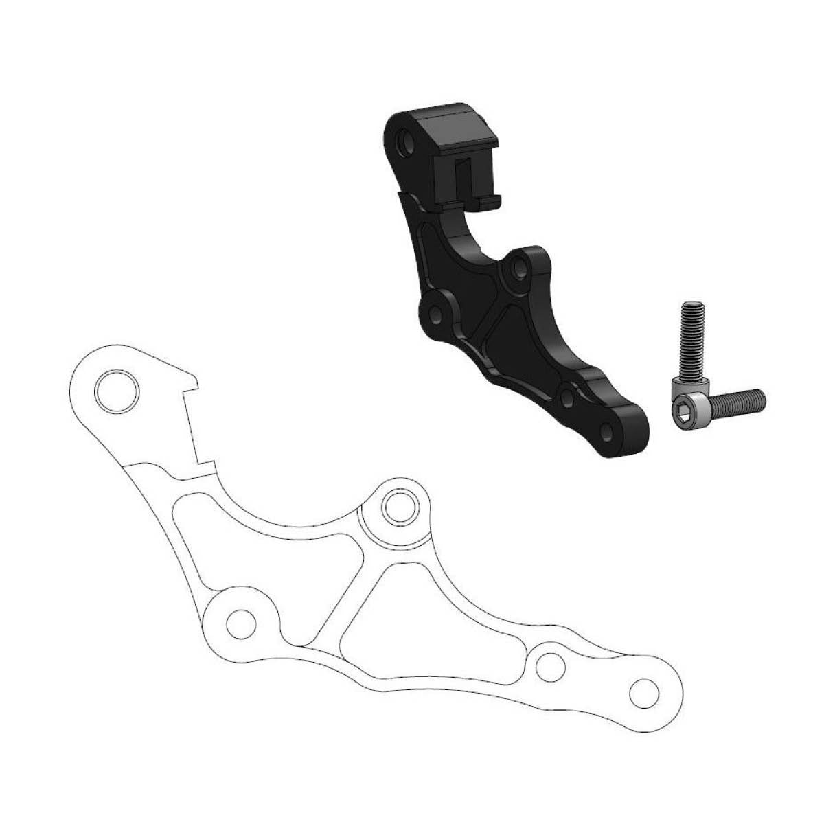MOTO-MASTER Adapter SM-Street für HUSQVARNA, GASGAS
