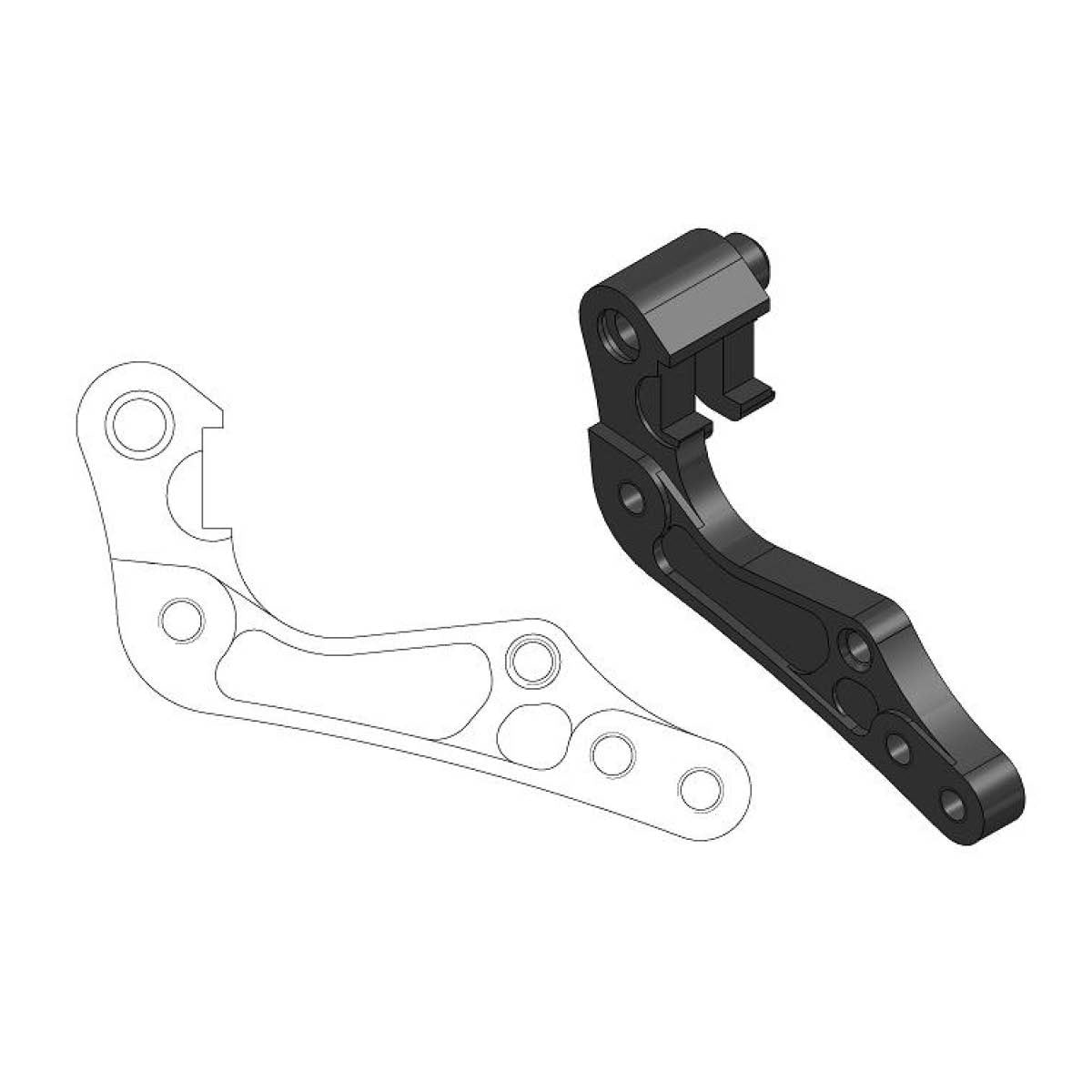 MOTO-MASTER Oversize Adapter für KTM, HUSQVARNA