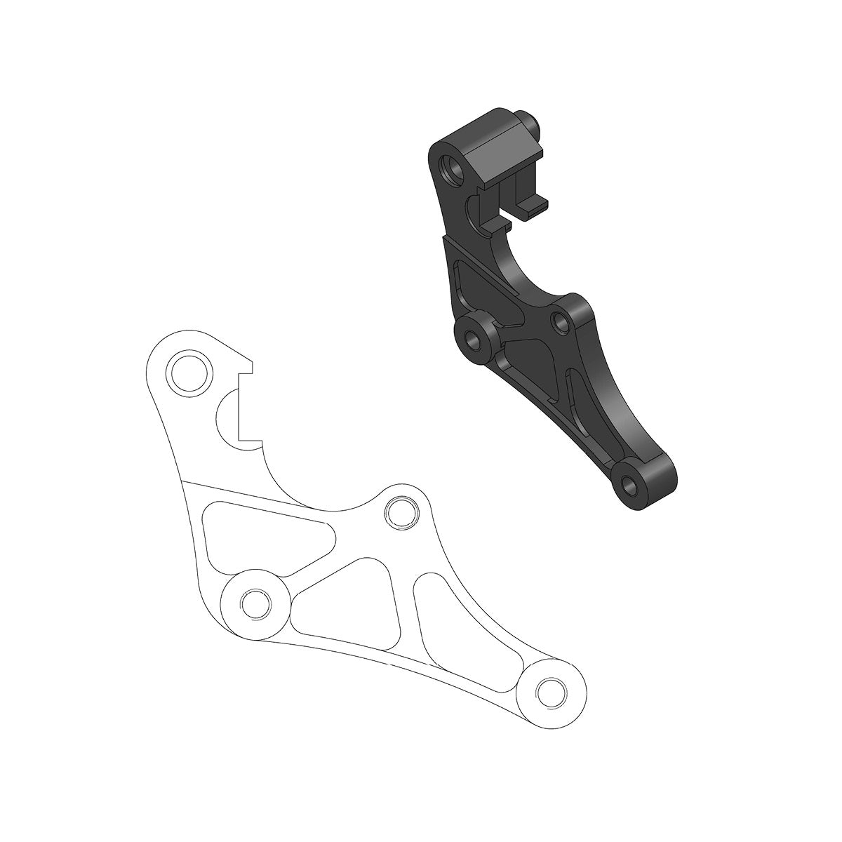 MOTO-MASTER Adapter SM-STREET für YAMAHA