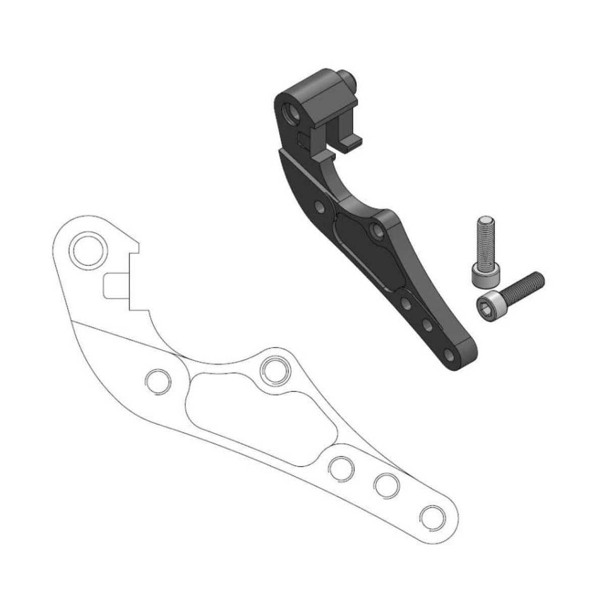 MOTO-MASTER Adapter Dakar/Rally für KTM, HQV, GASGAS